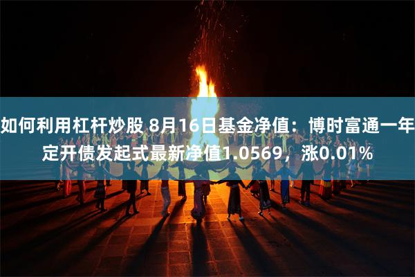 如何利用杠杆炒股 8月16日基金净值：博时富通一年定开债发起式最新净值1.0569，涨0.01%
