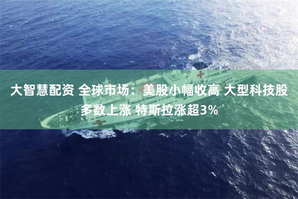 大智慧配资 全球市场：美股小幅收高 大型科技股多数上涨 特斯拉涨超3%