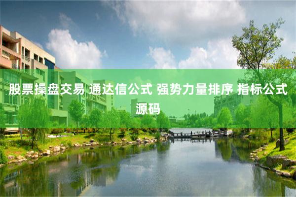 股票操盘交易 通达信公式 强势力量排序 指标公式源码